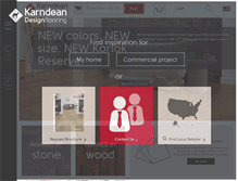 Tablet Screenshot of karndean.com